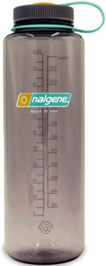 Nalgene Sustain Tritan BPA-Free Water  Made with Material Derived from 50% Plastic Waste (using ISCC certified mass balance), 48 OZ, Wide Mouth, Aubergine M148D