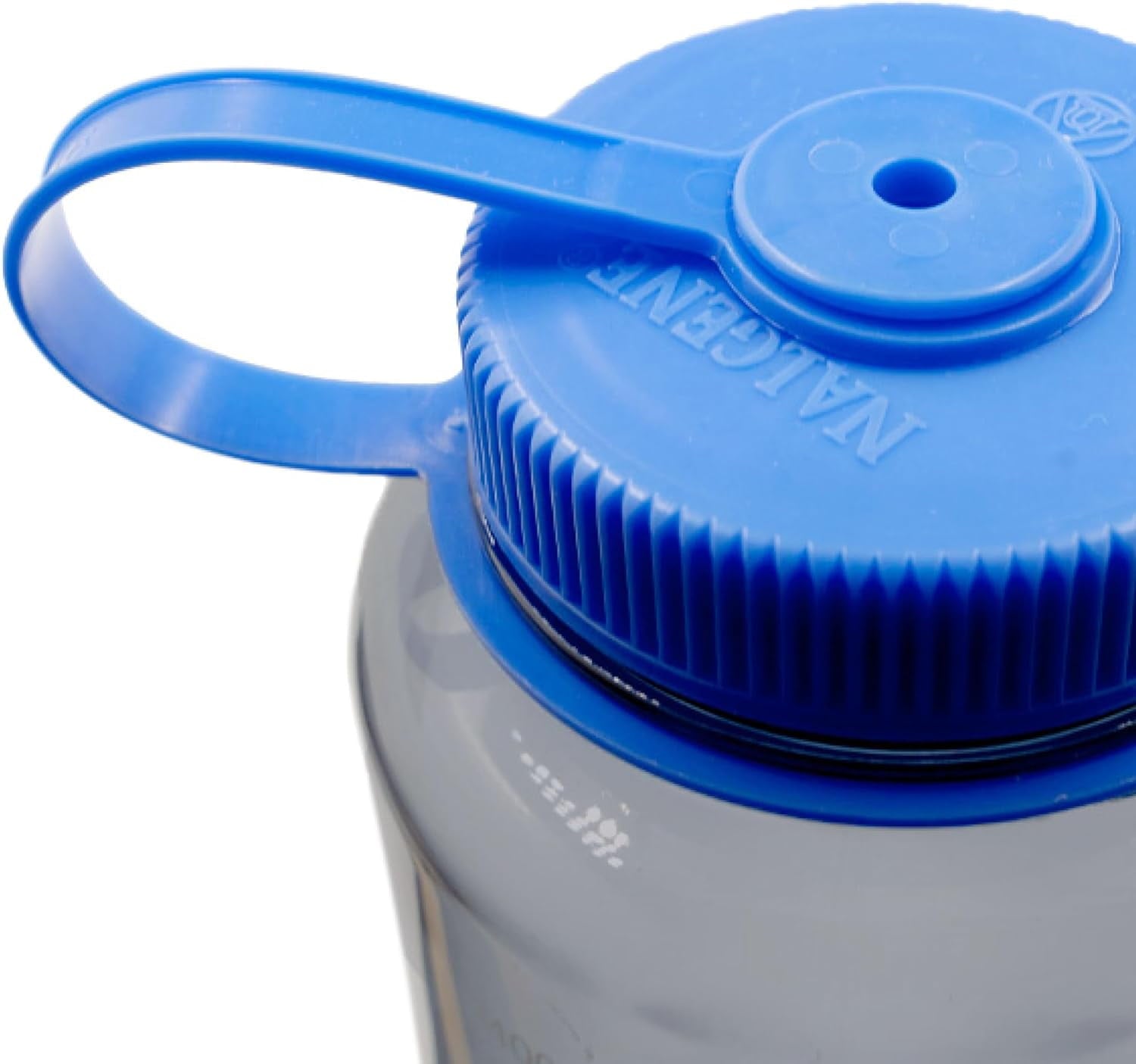 Nalgene Sustain Tritan BPA-Free Water  Made with Material Derived from 50% Plastic Waste (using ISCC certified mass balance), 48 OZ, Wide Mouth, Aubergine M148D