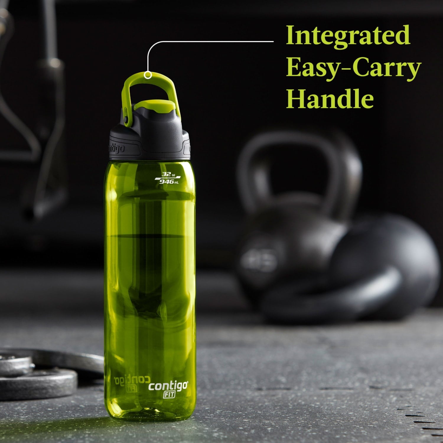 Contigo Fit Water Bottle with AUTOSEAL Lid, 32oz., Bolt M25A