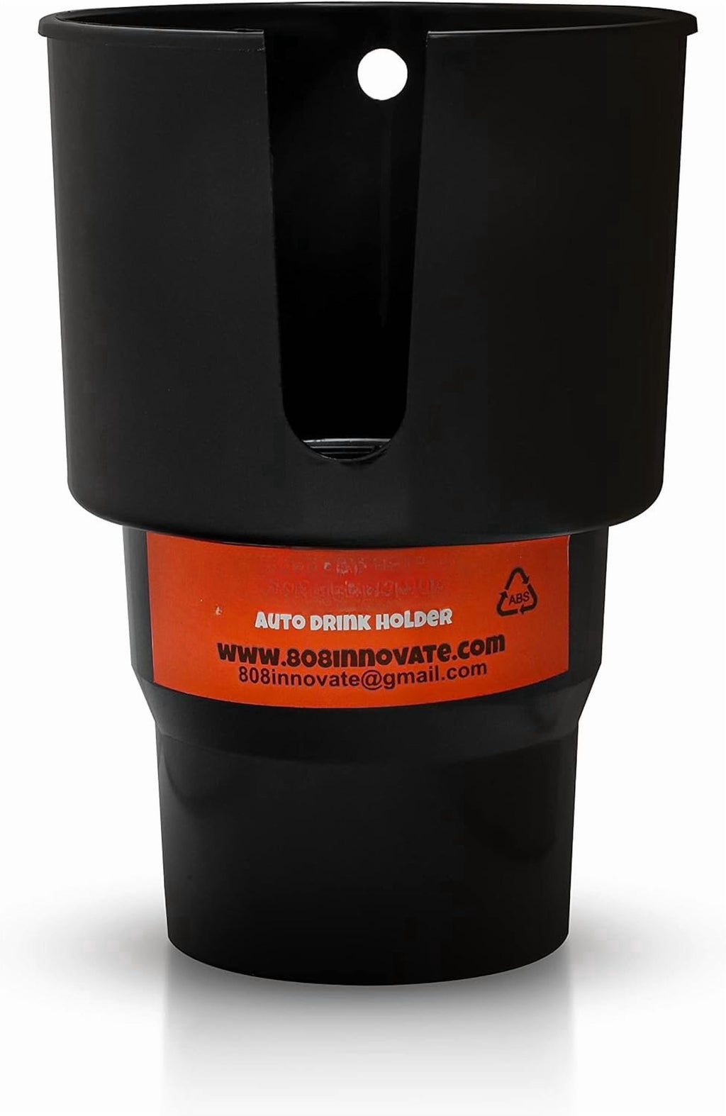 Cup Holder Expander - Fits Hydro Flasks 32/40 oz, Nalgene,  &amp; Large Bottles up to 3.8  Wide - for  up to 3.2  Wide - Black M226V