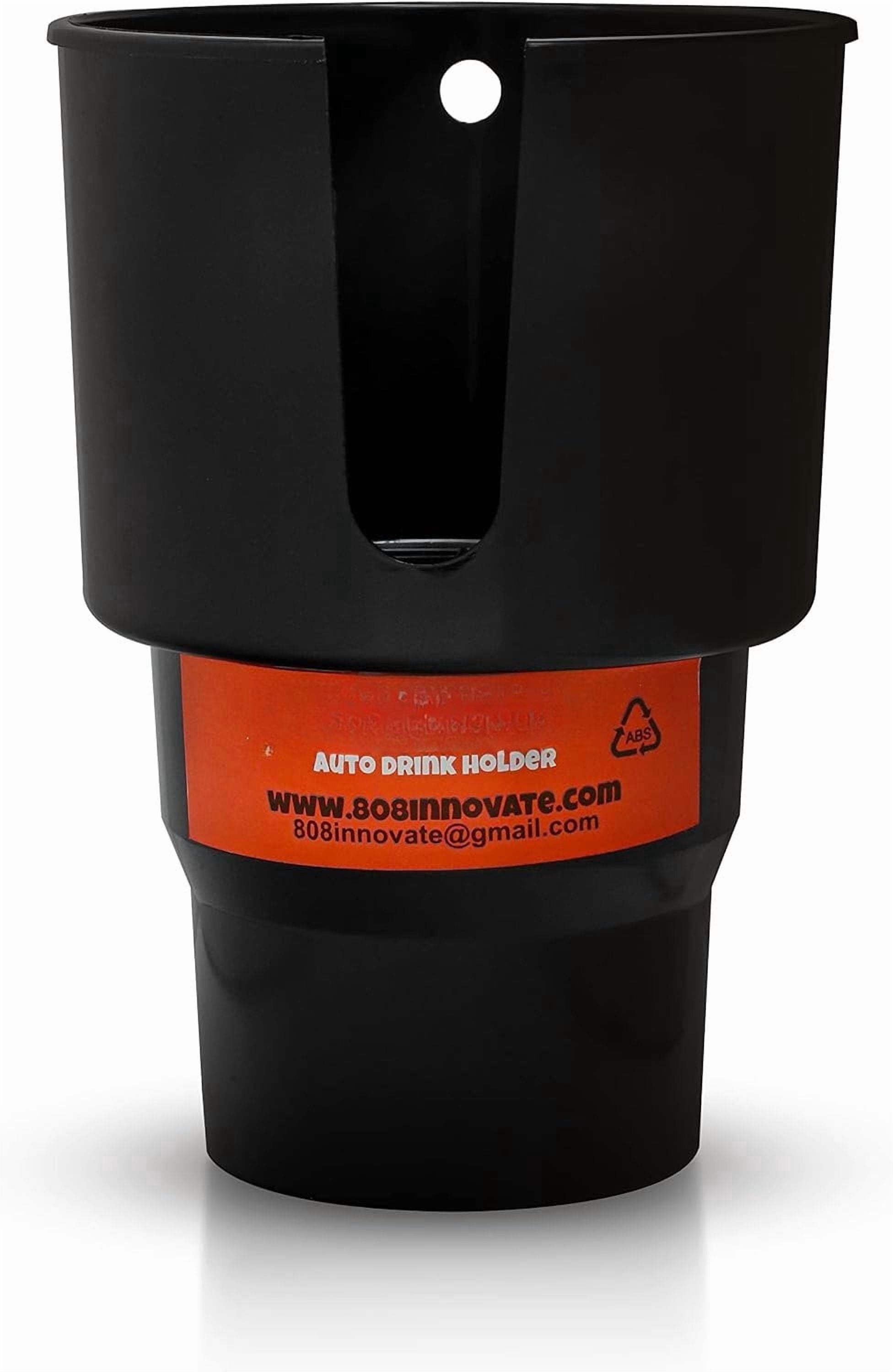 Cup Holder Expander - Fits Hydro Flasks 32/40 oz, Nalgene,  &amp; Large Bottles up to 3.8  Wide - for  up to 3.2  Wide - Black M226V