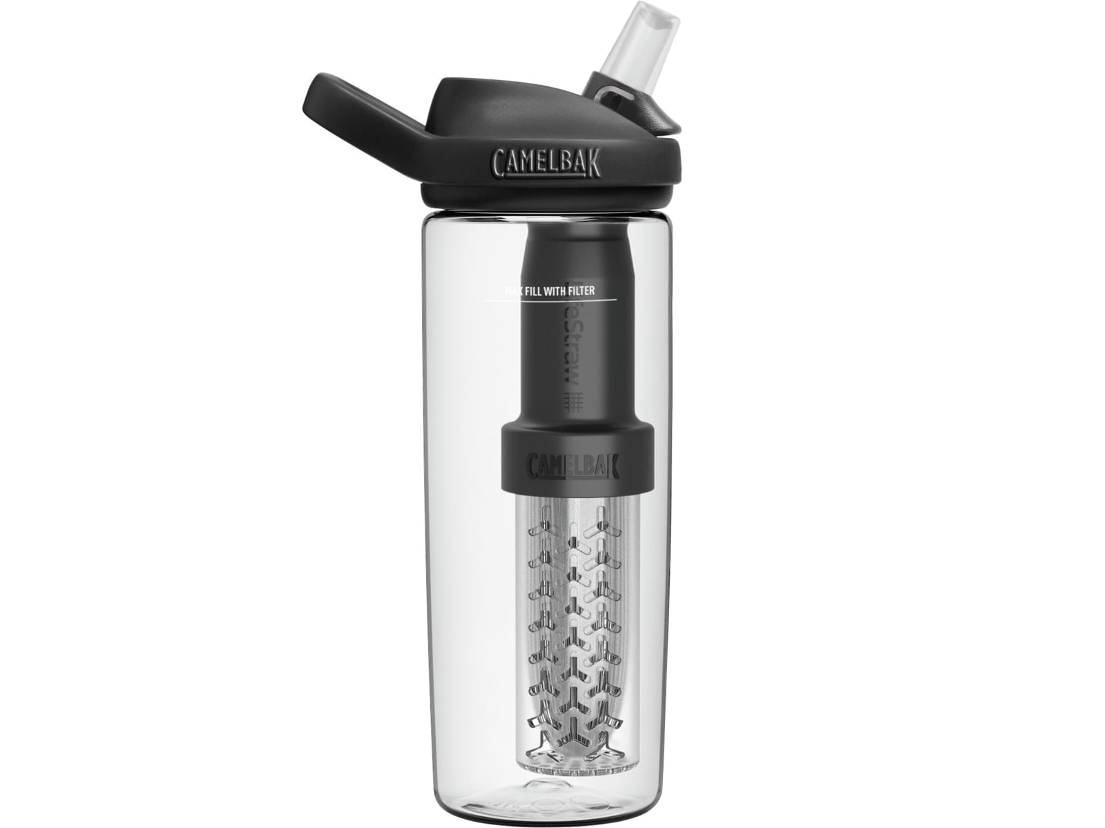 CamelBak eddy+ 20oz Bottle, filtered by LifeStraw, Clear M302Q