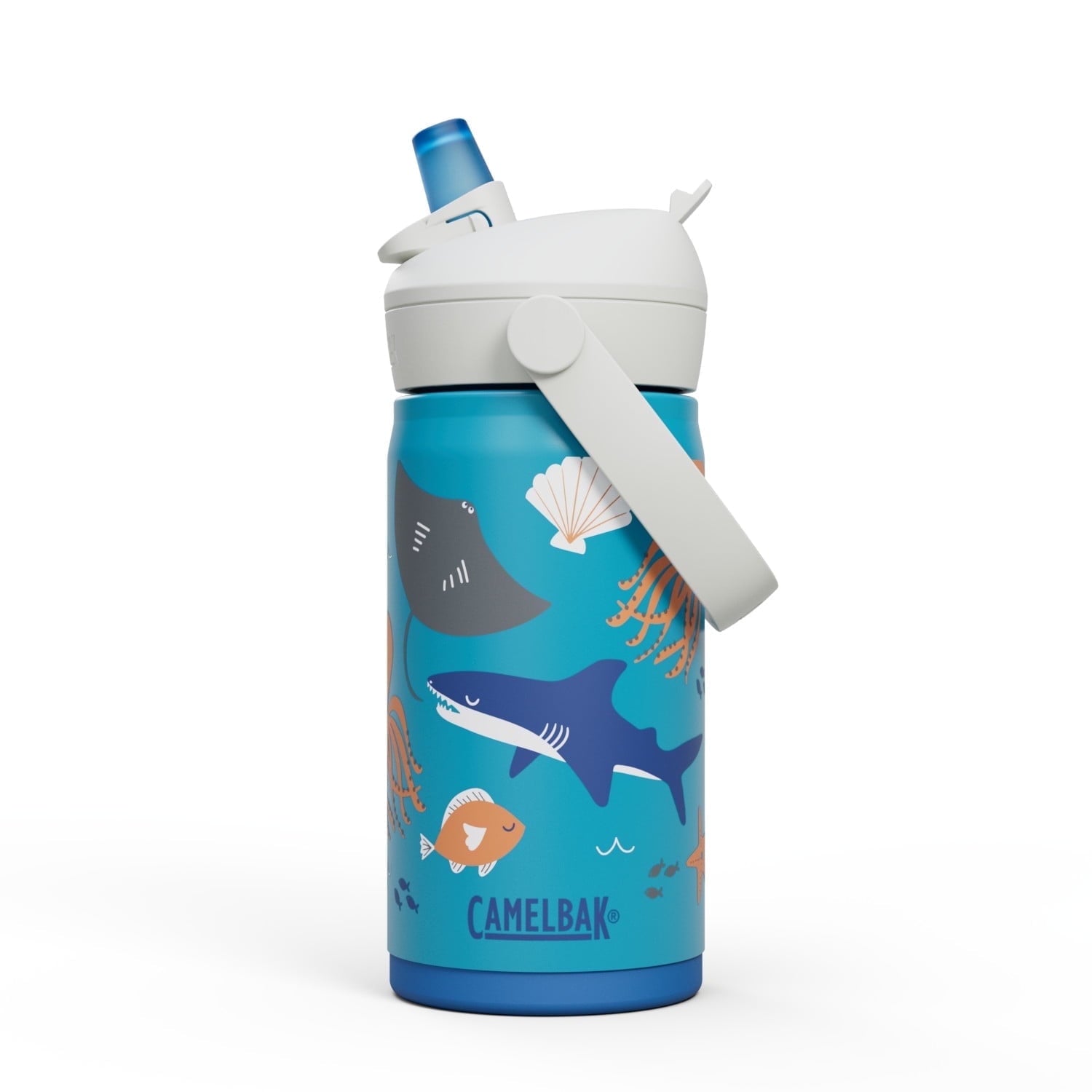 Camelbak Thrive™ Flip Straw Kids Stainless 12oz Water Bottle, Dino Jam M311M