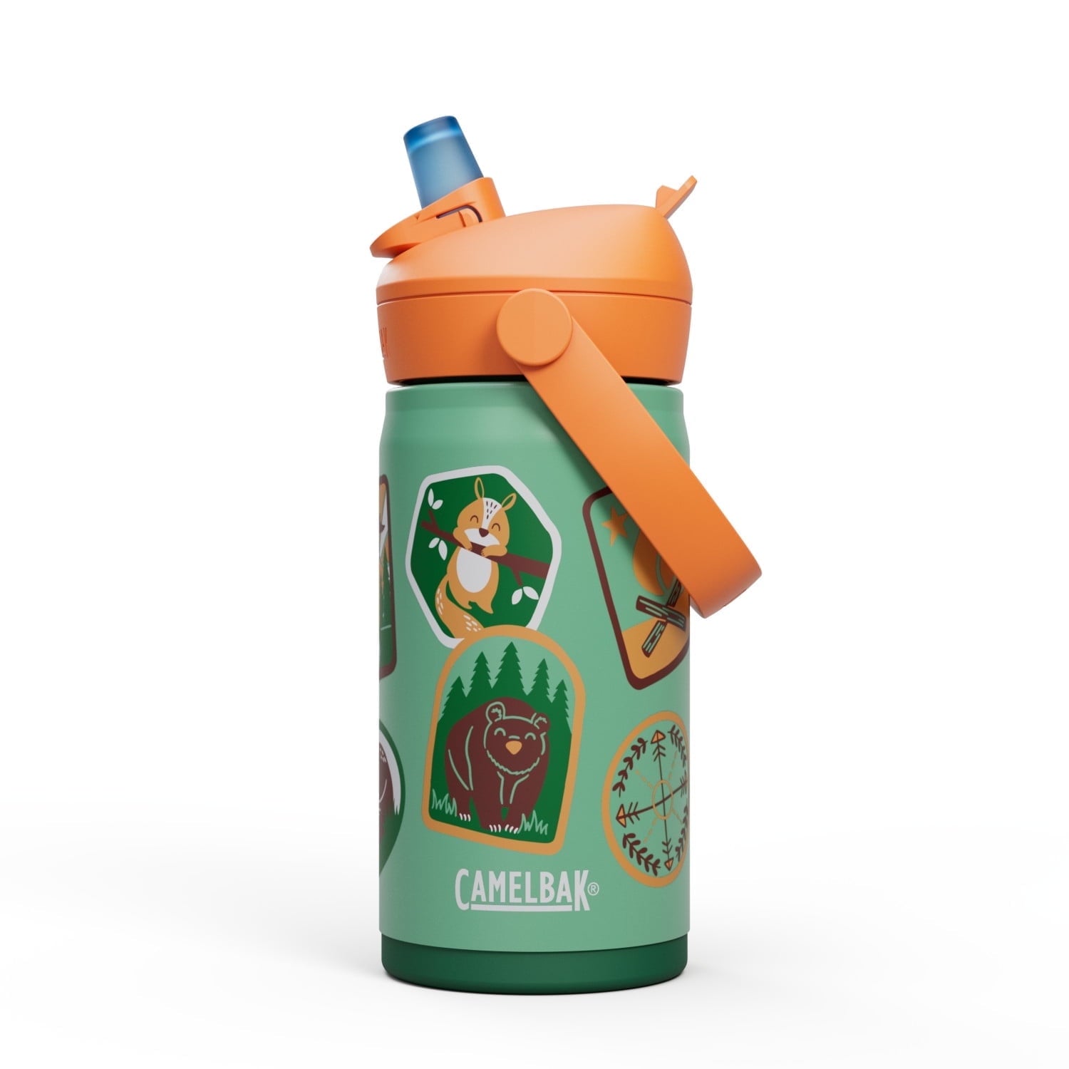 Camelbak Thrive™ Flip Straw Kids Stainless 12oz Water Bottle, Dino Jam M311M