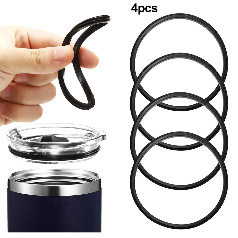 4 Pack Gaskets Compatible for Contigo Snapseal Byron Travel Mug 16oz &amp; 20oz, Replacement Rubber Seal for Contigo Snapseal Lid, Replacement Silicone Part for Contigo Coffee Travel Tumbler M130M