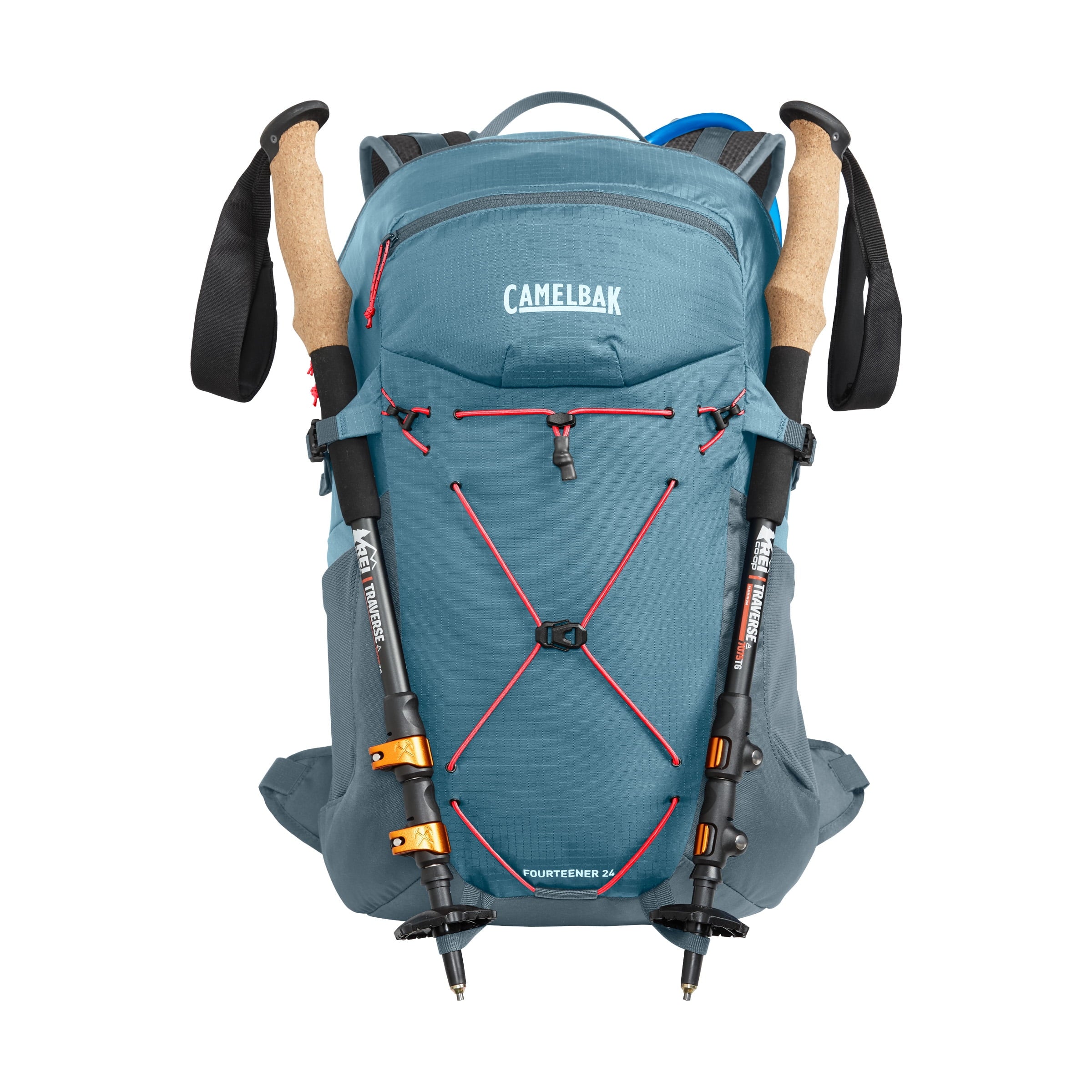 Camelbak Women's Fourteener™ 24 100oz, Smoke Blue/Fiery Coral M254K
