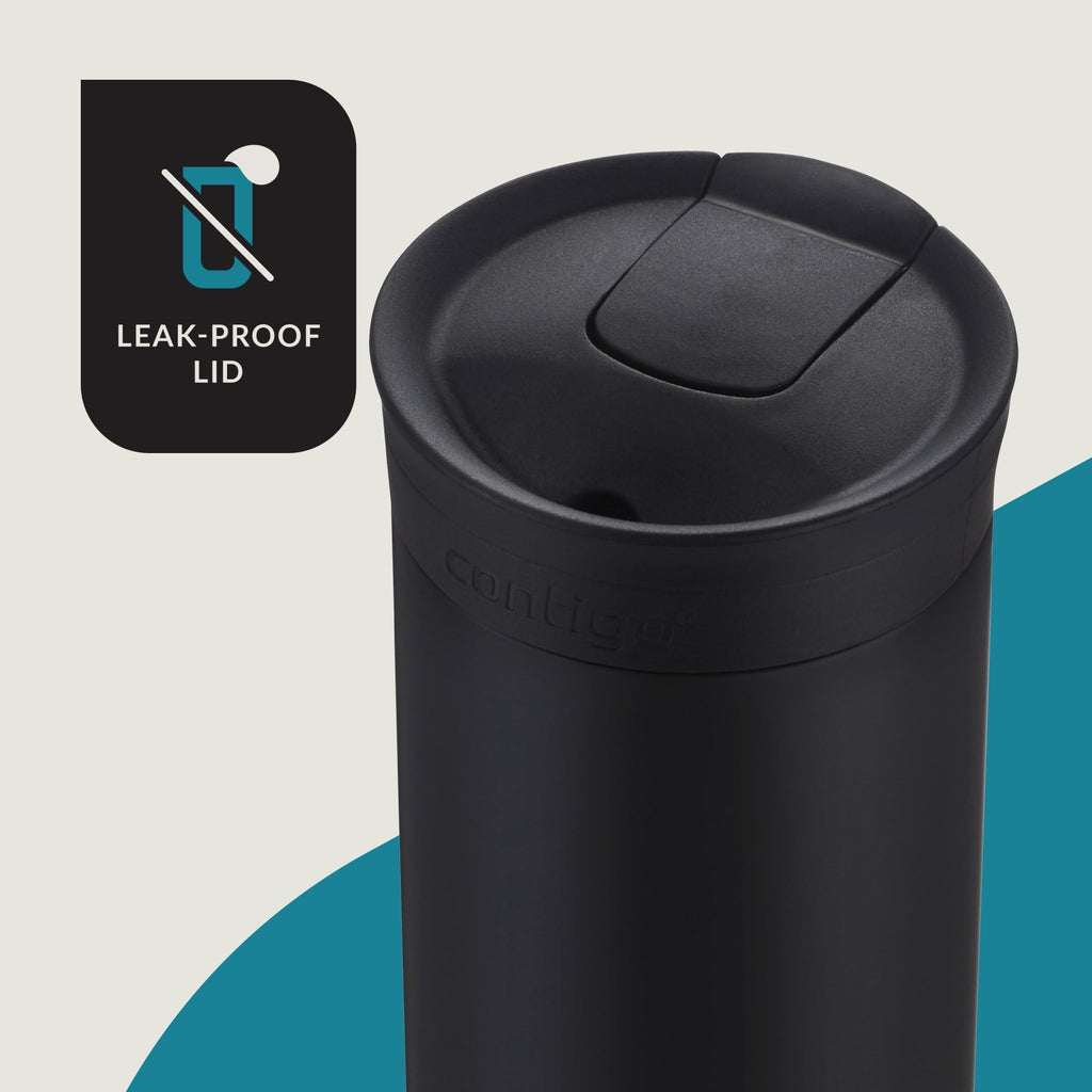 Contigo 16 oz. Huron 2.0 SnapSeal Stainless Steel Travel Mug - Licorice M01J