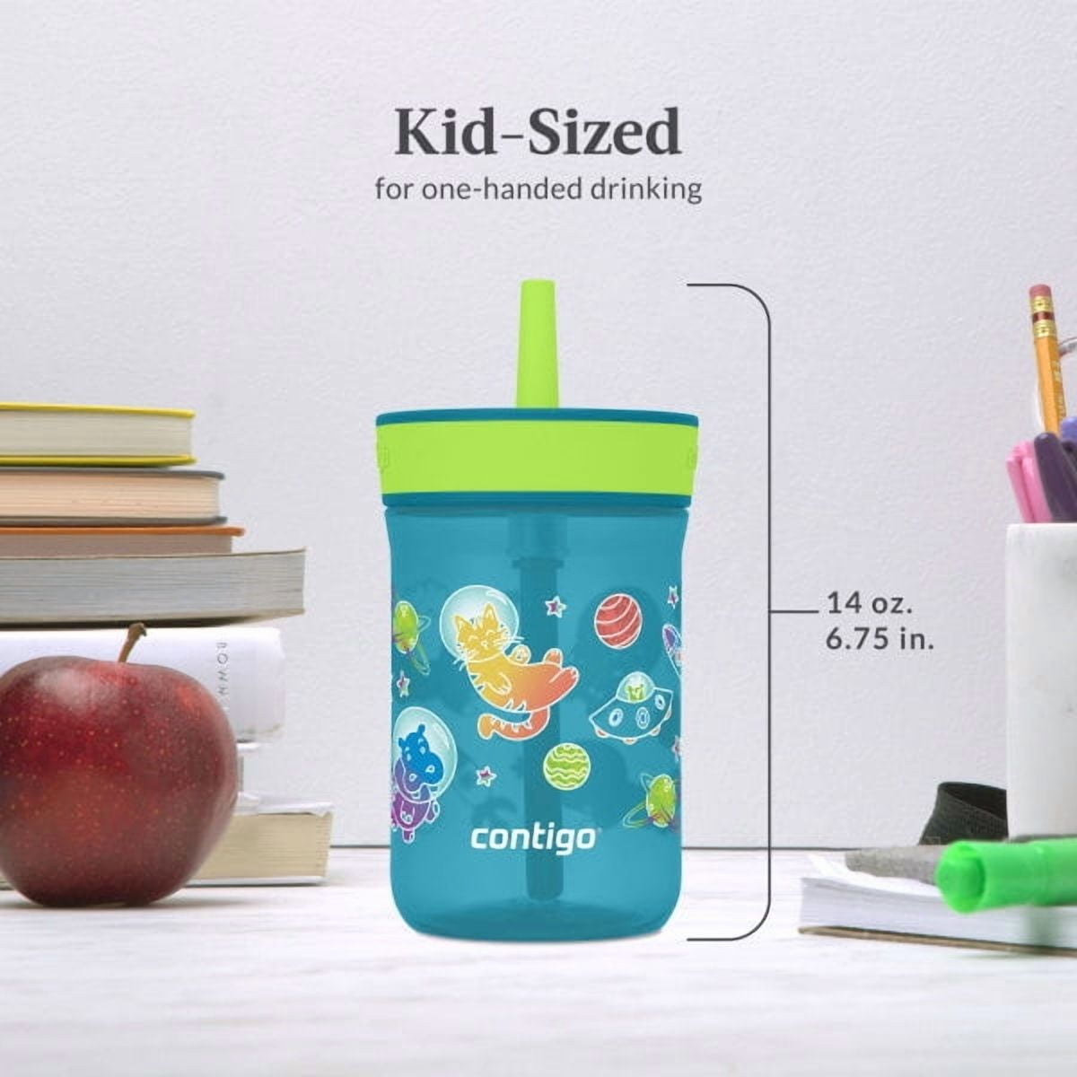 Contigo Kid's 14 oz. Leighton Tumbler 2-Pack - Dogs Doing Things/Spacecraft M110P