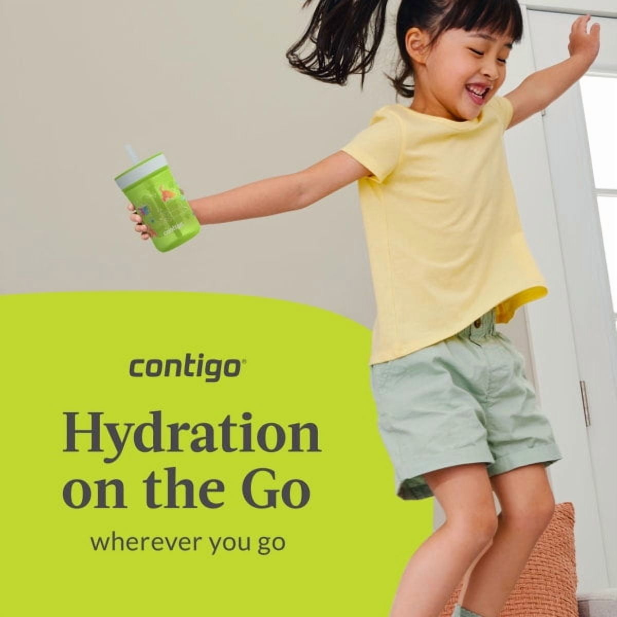 Contigo Kid's 14 oz. Leighton Tumbler 2-Pack - Dogs Doing Things/Spacecraft M110P