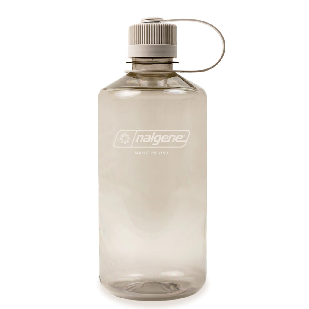 Nalgene Sustain Tritan BPA-Free Water Bottle Made with Material Derived from 50% Plastic Waste (using ISCC certified mass balance), 32 OZ, Narrow Mouth, Cotton M157Z
