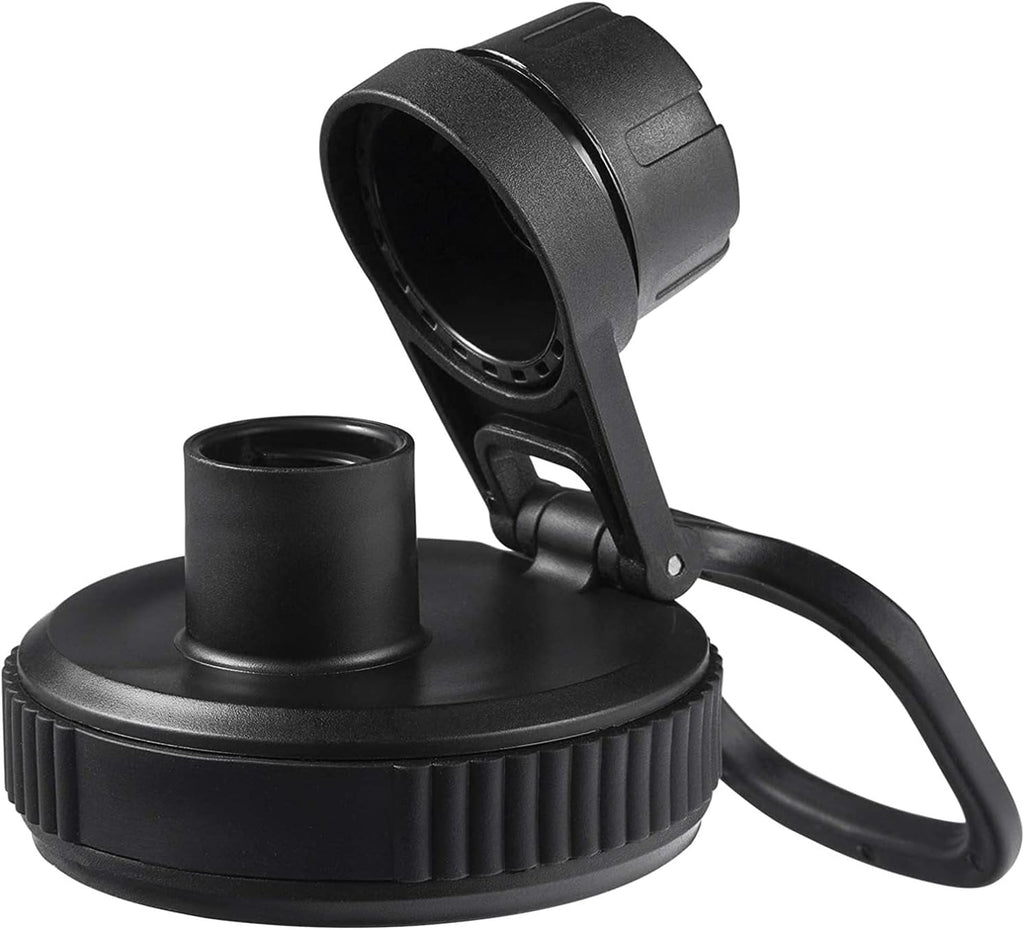 Hydraflow Wide Mouth Spout Twist Chug Nalgene Replacement Lid | Compatible with Nalgene 32 oz Wide Mouth Lid, Hydroflask &amp; Many  Top Water Bottle Brands Sizes 12 16 18 20 32 40 64 Oz M207W