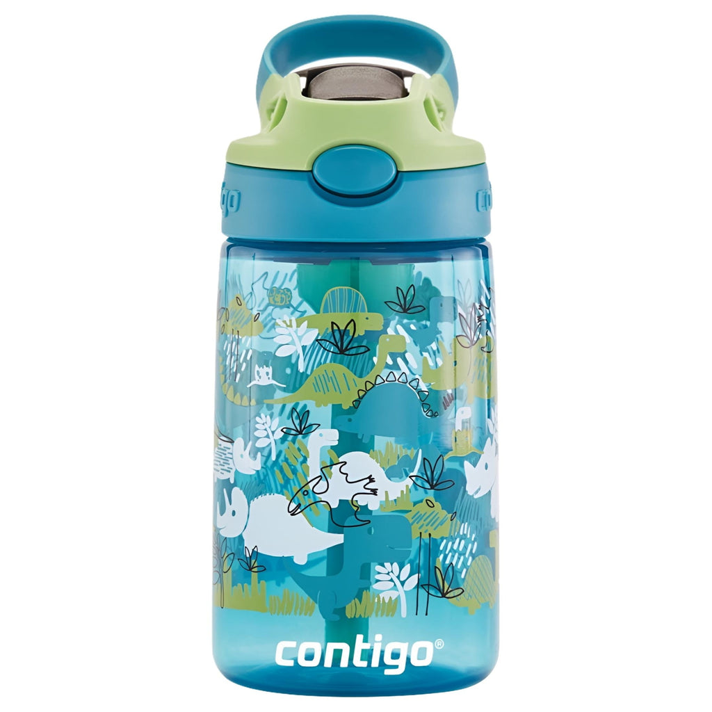 Contigo Kids 2-Pack Straw Water Bottle, 14 oz - Dinos/Sharks M57Q
