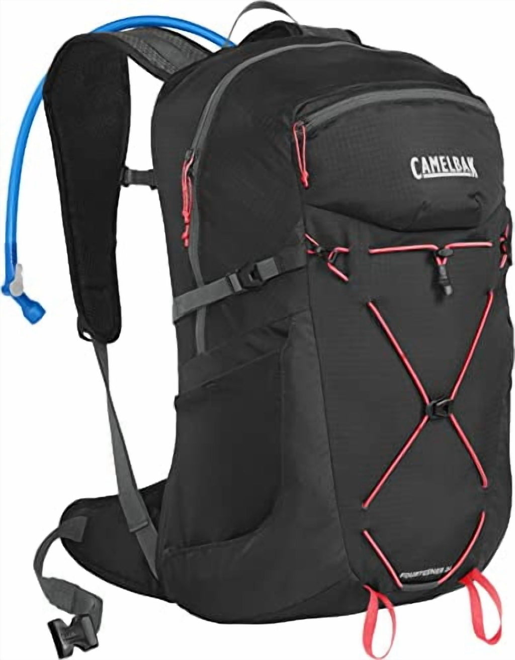 CAMELBAK WOMEN'S FOURTEENER 24 100OZ RESERVOIR HIKING - BLACK/FIERY CORAL M339B
