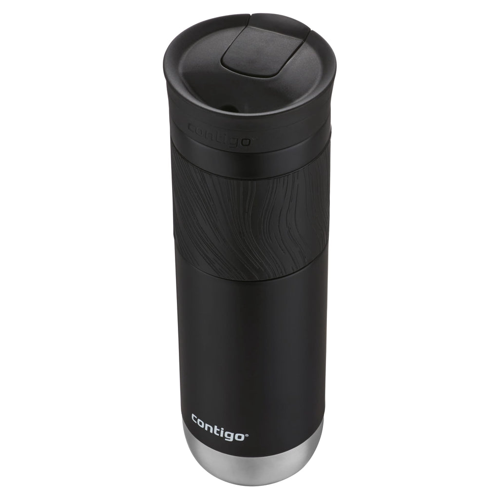 Contigo Byron 2.0 Stainless Steel Travel Mug with SNAPSEAL Lid and Grip in Black, 24 fl oz. M02L