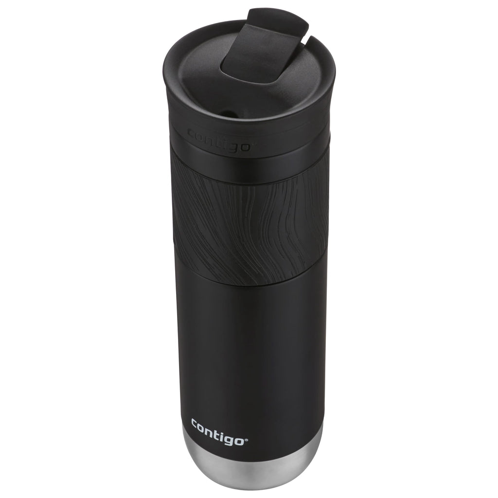 Contigo Byron 2.0 Stainless Steel Travel Mug with SNAPSEAL Lid and Grip in Black, 24 fl oz. M02L