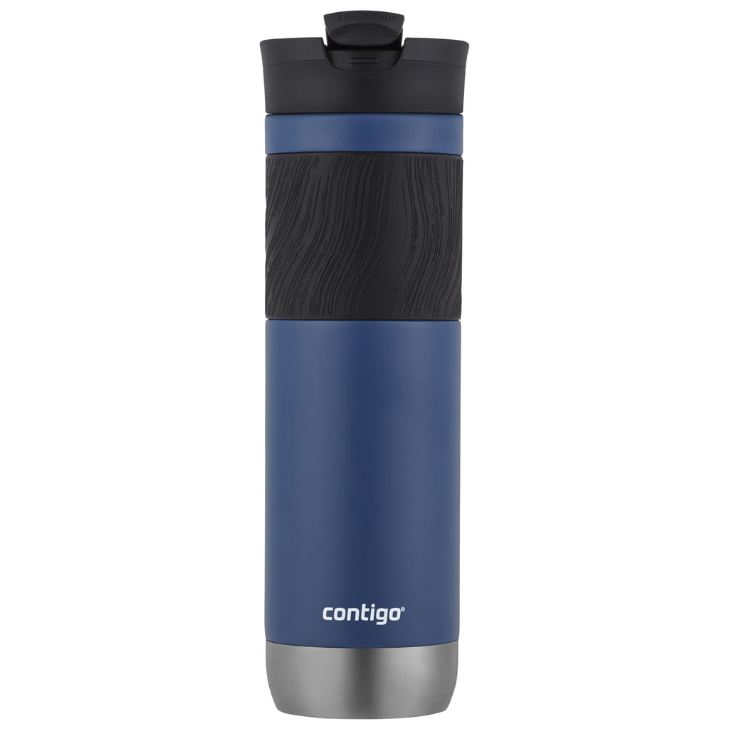 Contigo Byron 2.0 Stainless Steel Travel Mug with SNAPSEAL Lid and Grip in Black, 24 fl oz. M02L