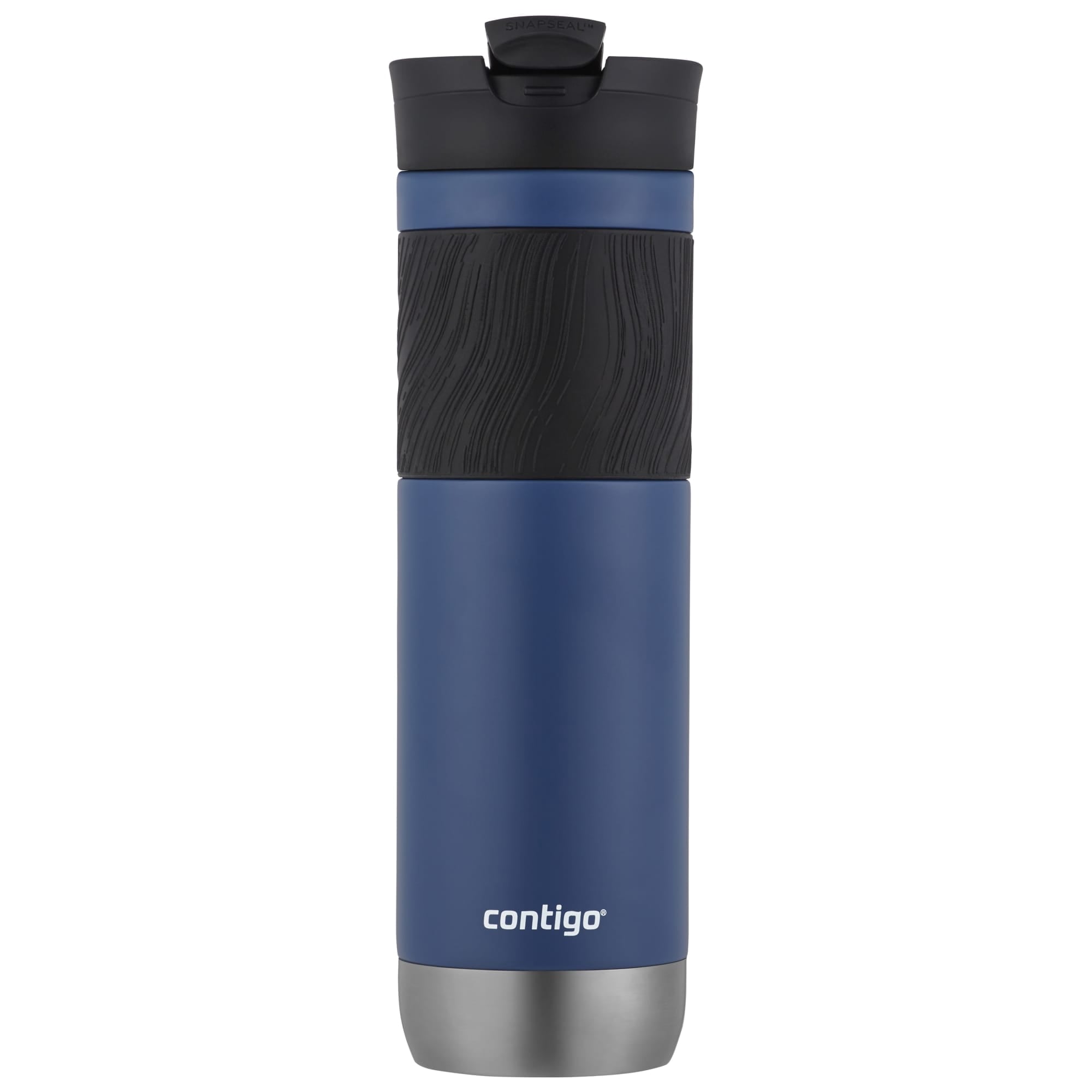 Contigo Byron 2.0 Stainless Steel Travel Mug with SNAPSEAL Lid and Grip in Black, 24 fl oz. M02L