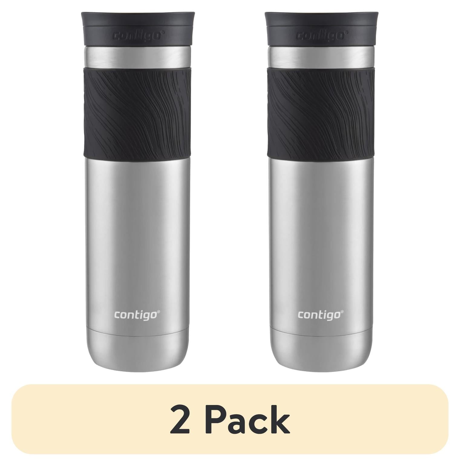 Contigo Byron 2.0 Stainless Steel Travel Mug with SNAPSEAL Lid and Grip in Black, 24 fl oz. M02L