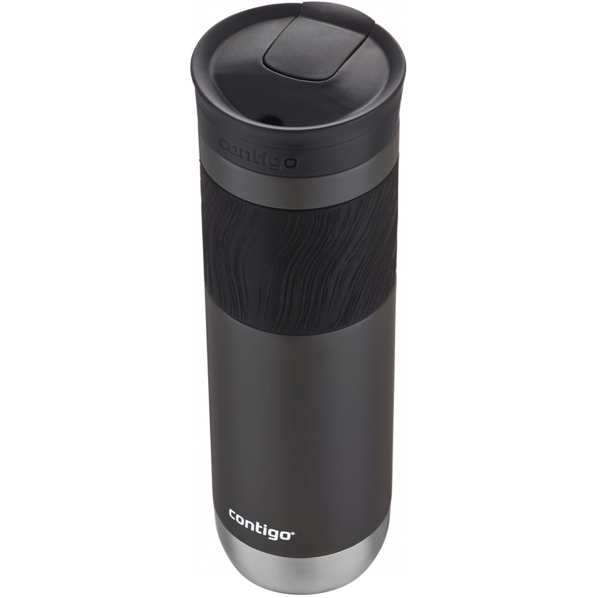 Contigo Byron 2.0 Stainless Steel Travel Mug with SNAPSEAL Lid and Grip in Black, 24 fl oz. M02L