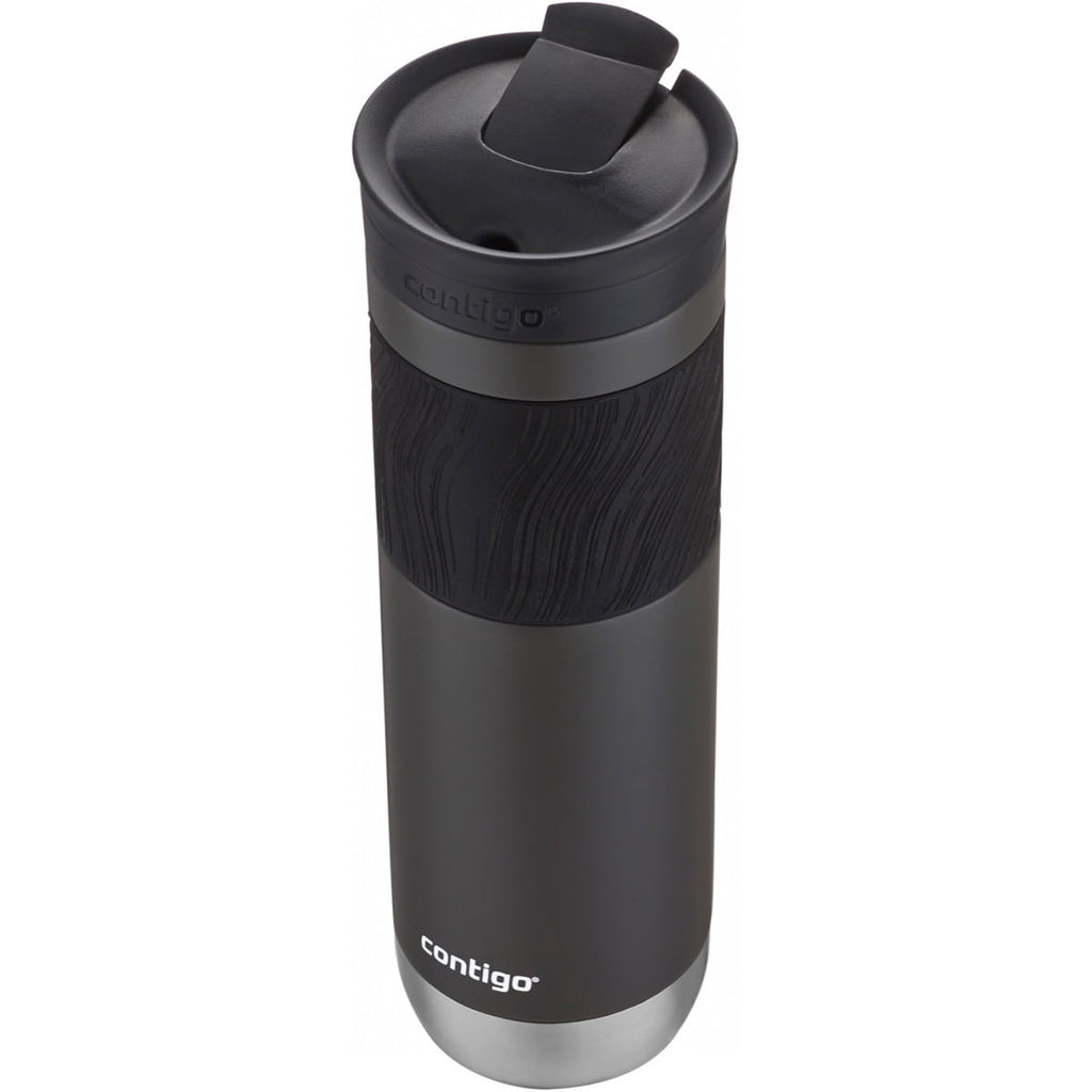 Contigo Byron 2.0 Stainless Steel Travel Mug with SNAPSEAL Lid and Grip in Black, 24 fl oz. M02L