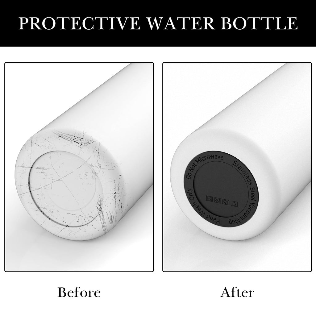 Linkidea 6 Pack Water Bottle Bottom Pad Compatible with CamelBak eddy+ Steel Bottle 20/25oz, Chute Mag Bottle, Silicone Anti-Slip Waterbottle Base Silencer Rubber Protector M391C