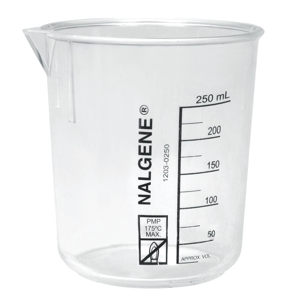Nalgene Griffin Beaker, Low Form, Polymethylpentene, 250 Ml M197K