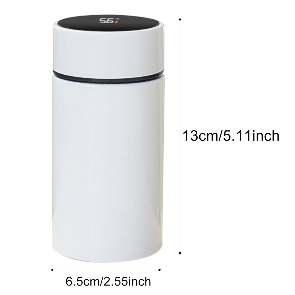 Stainless Steel Insulation Cup Cute Mini Portable Children Student Water Bottle Coffee Travel Mug LED Temperature Display Double Walled Vacuum Long Lasting Insulation M54A
