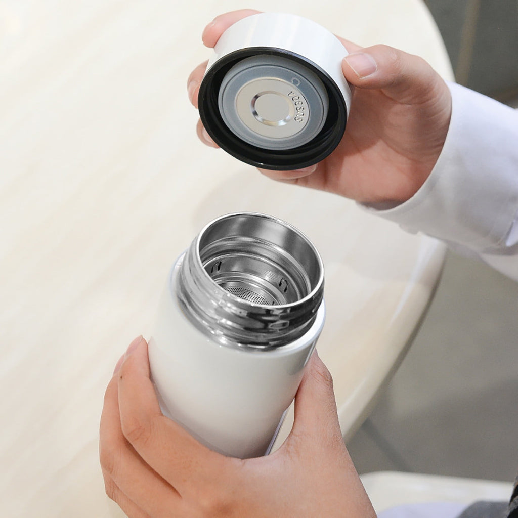 Stainless Steel Insulation Cup Cute Mini Portable Children Student Water Bottle Coffee Travel Mug LED Temperature Display Double Walled Vacuum Long Lasting Insulation M54A