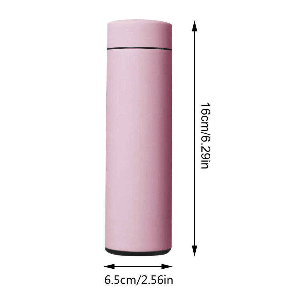 Stainless Steel Insulation Cup Cute Mini Portable Children Student Water Bottle Coffee Travel Mug LED Temperature Display Double Walled Vacuum Long Lasting Insulation M54A