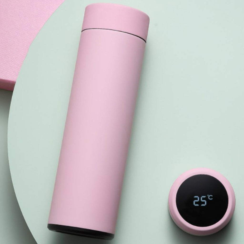 Stainless Steel Insulation Cup Cute Mini Portable Children Student Water Bottle Coffee Travel Mug LED Temperature Display Double Walled Vacuum Long Lasting Insulation M54A