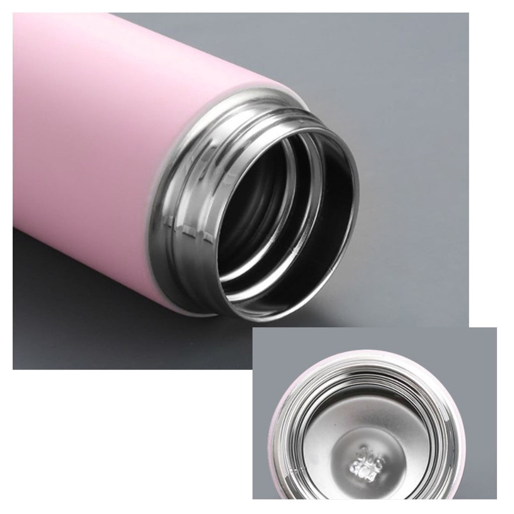 Stainless Steel Insulation Cup Cute Mini Portable Children Student Water Bottle Coffee Travel Mug LED Temperature Display Double Walled Vacuum Long Lasting Insulation M54A