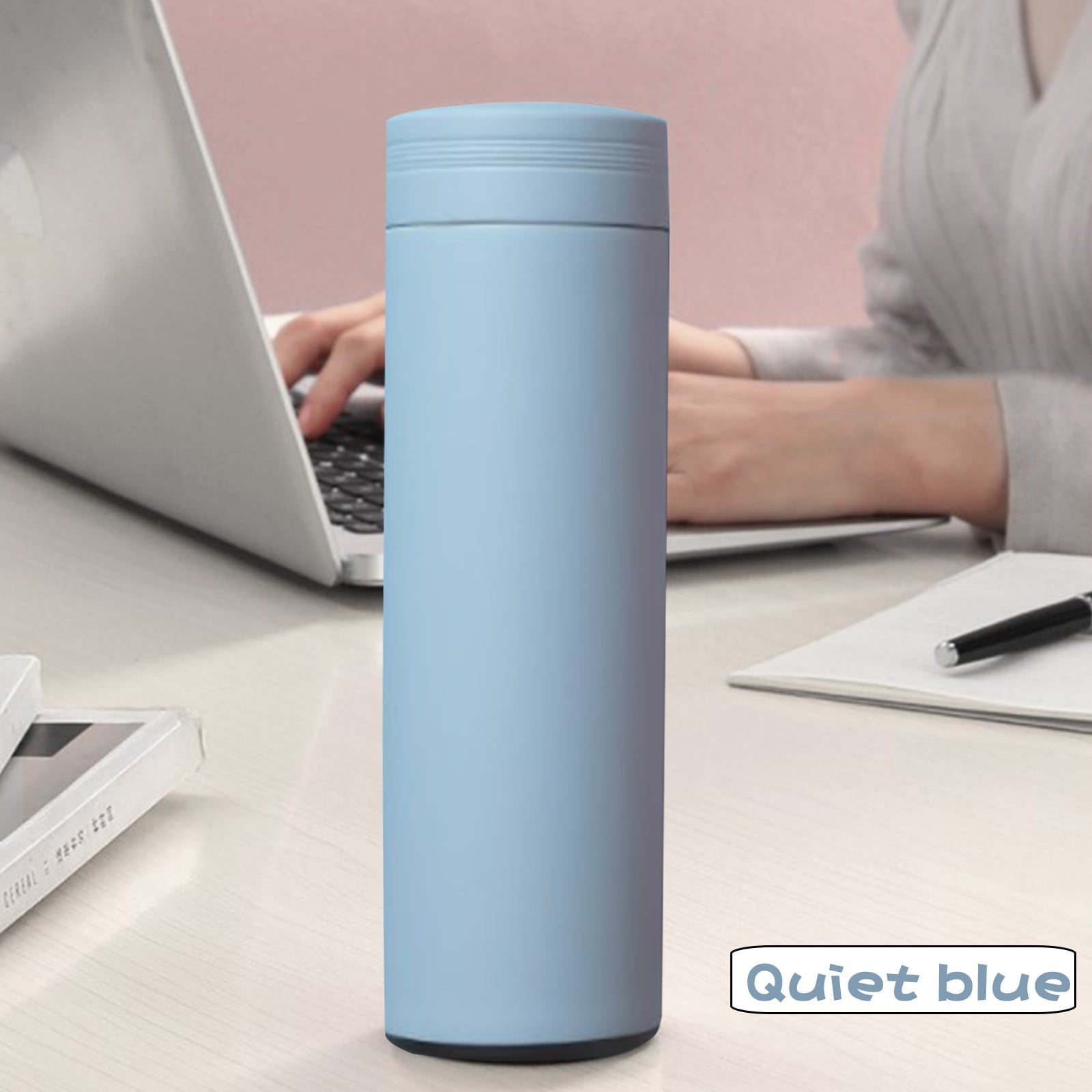 Stainless Steel Insulation Cup Cute Mini Portable Children Student Water Bottle Coffee Travel Mug LED Temperature Display Double Walled Vacuum Long Lasting Insulation M54A