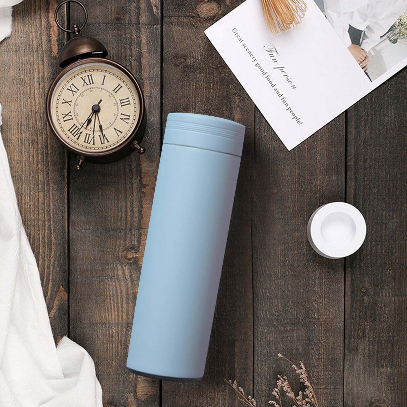 Stainless Steel Insulation Cup Cute Mini Portable Children Student Water Bottle Coffee Travel Mug LED Temperature Display Double Walled Vacuum Long Lasting Insulation M54A