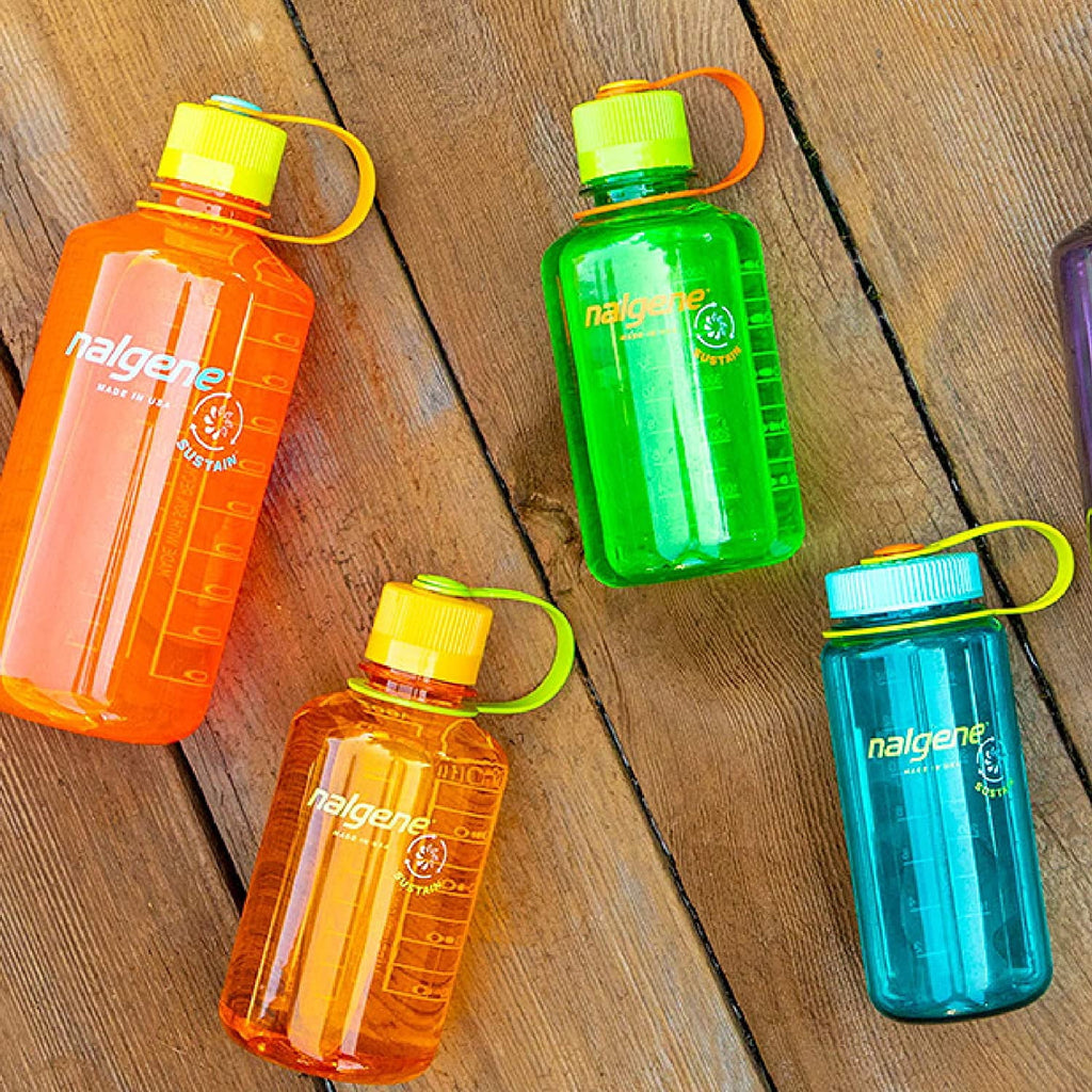 Nalgene Sustain 16 oz. Narrow Mouth Water Bottle - Cornflower Blue M141L
