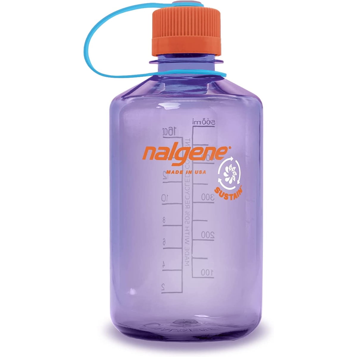 Nalgene Sustain 16 oz. Narrow Mouth Water Bottle - Cornflower Blue M141L