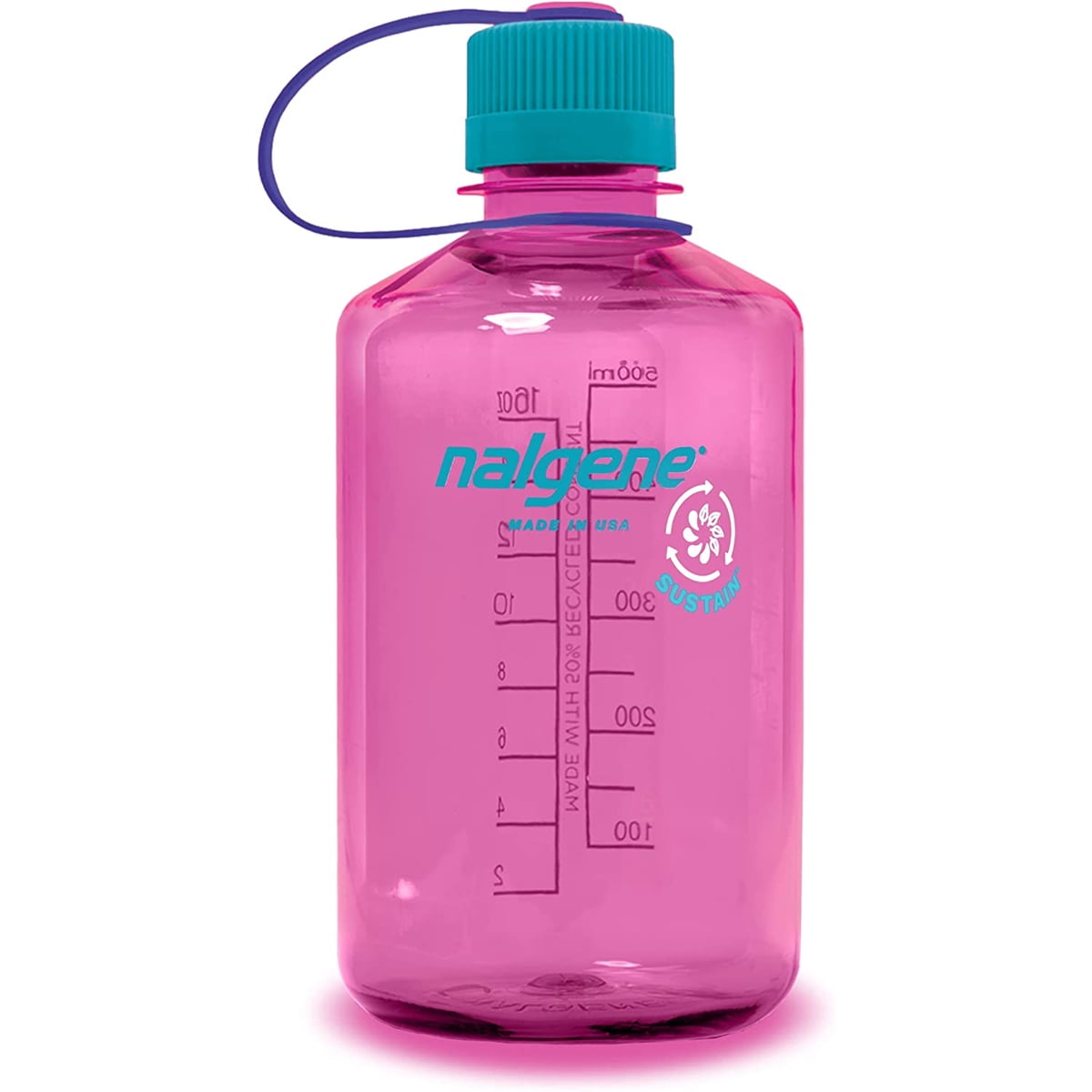 Nalgene Sustain 16 oz. Narrow Mouth Water Bottle - Cornflower Blue M141L