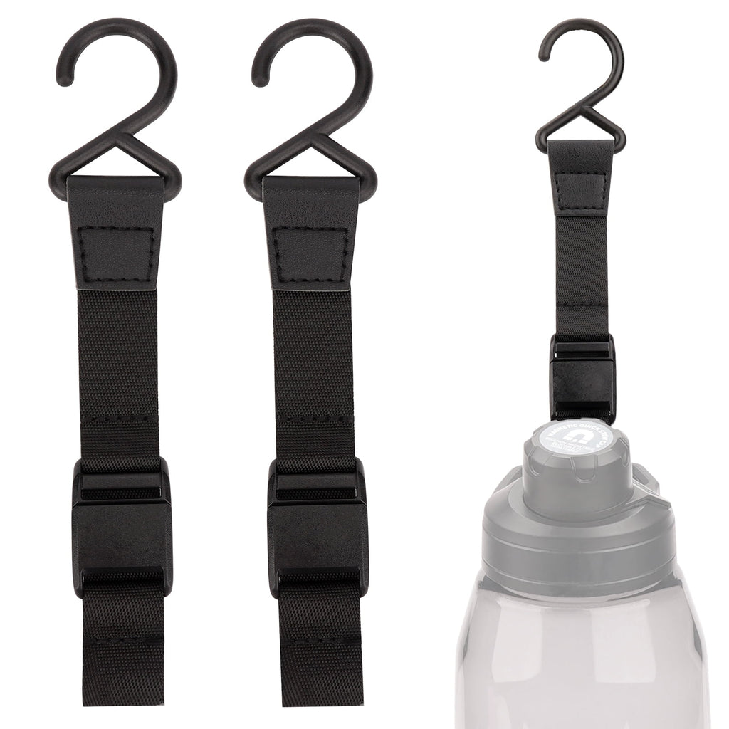 Linkidea 2 Pack Fence Hooks for Sport Water Bottle, Compatible with CamelBak Chute Mag Steel/Tritan 20/24/25/32/40/50oz, S Shaped Hook Hanger Magnetic Buckle for Outdoor Sports Camping M380X