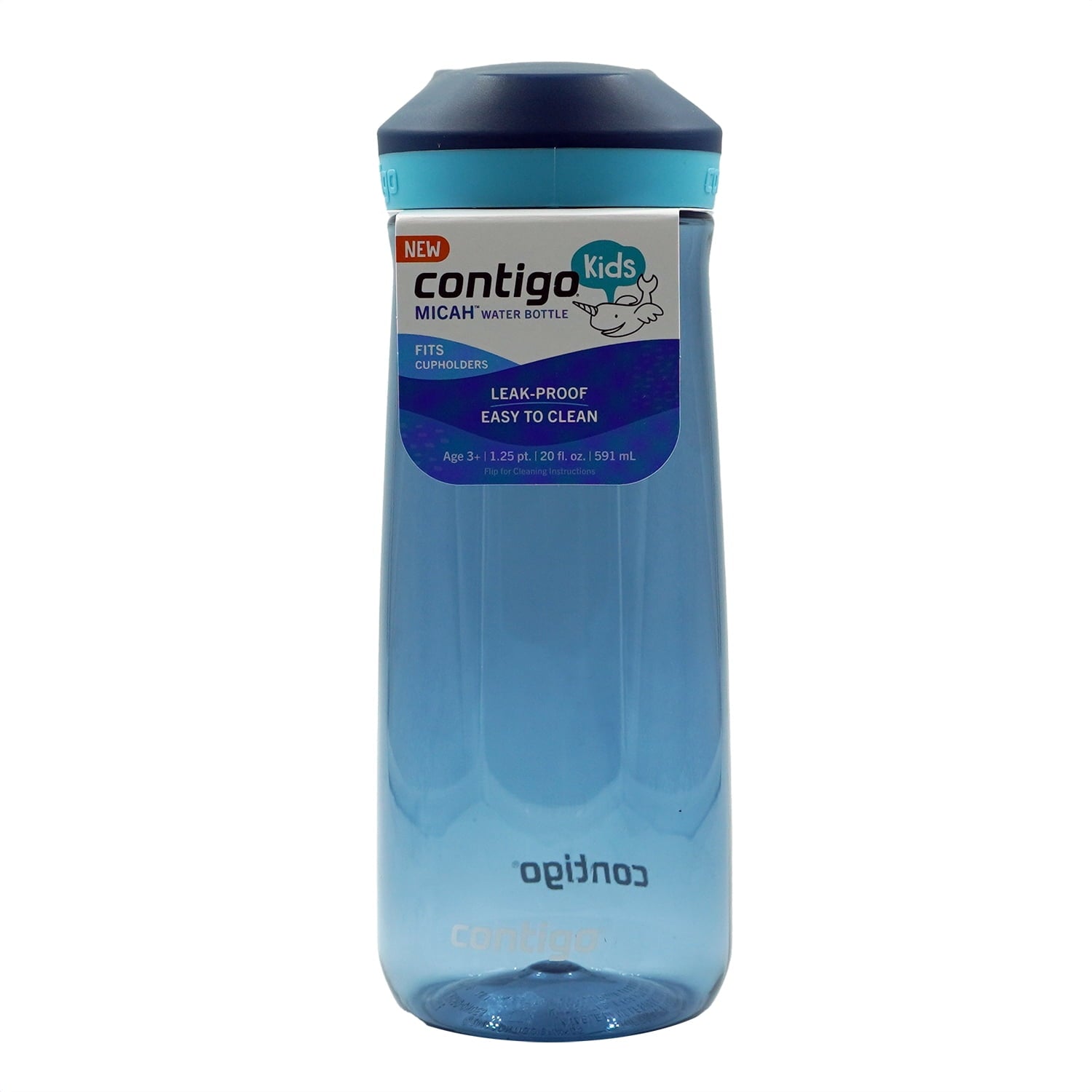 Contigo Kid's 20 oz. Micah Water Bottle w/ Simple Lid - Pineapple/Cool Lime M46U