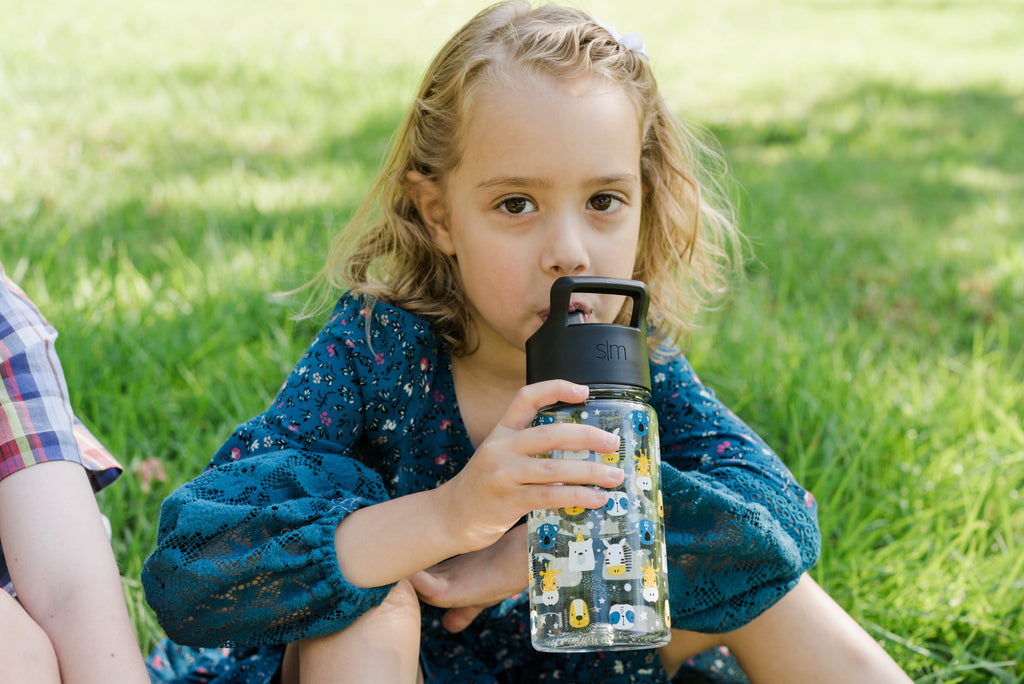 Simple Modern Disney 12oz Summit Kids Tritan Water Bottle with Straw Lid for Toddler - Dishwasher Safe Travel Tumbler - Disney: Mickey Retro M423E