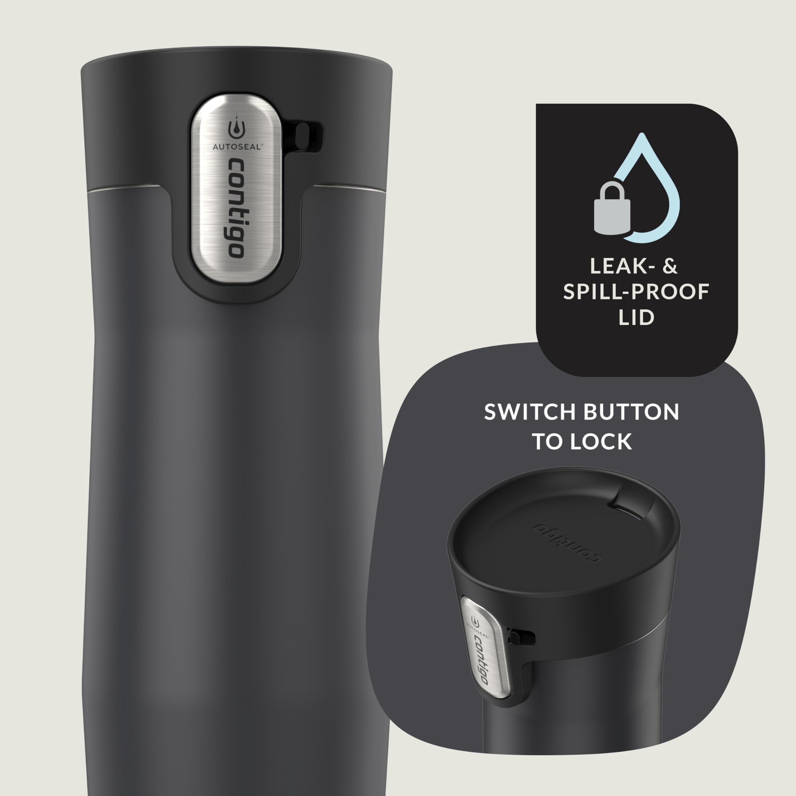 Autoseal West Loop Vacuum-insulated Stainless Steel Travel Mug With Easy-clean Lid 20 Oz Sake M104E