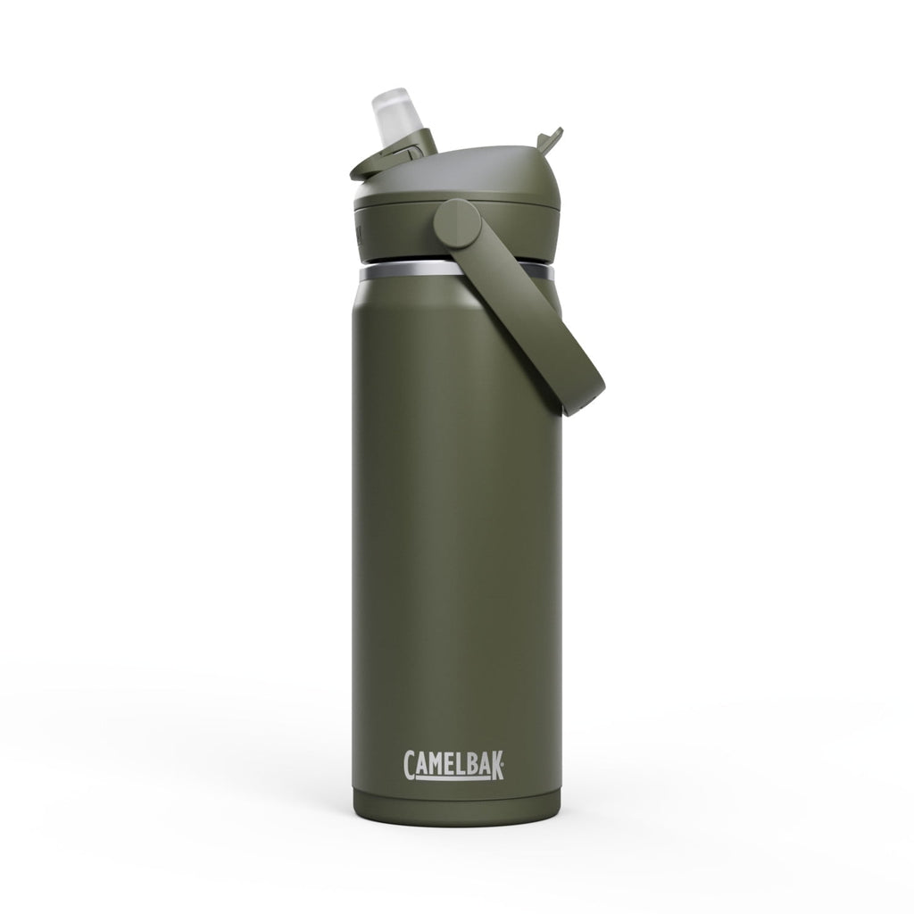 CamelBak Thrive™ Flip Straw Insulated Stainless Steel Water Bottle, 20oz, Moss M363K