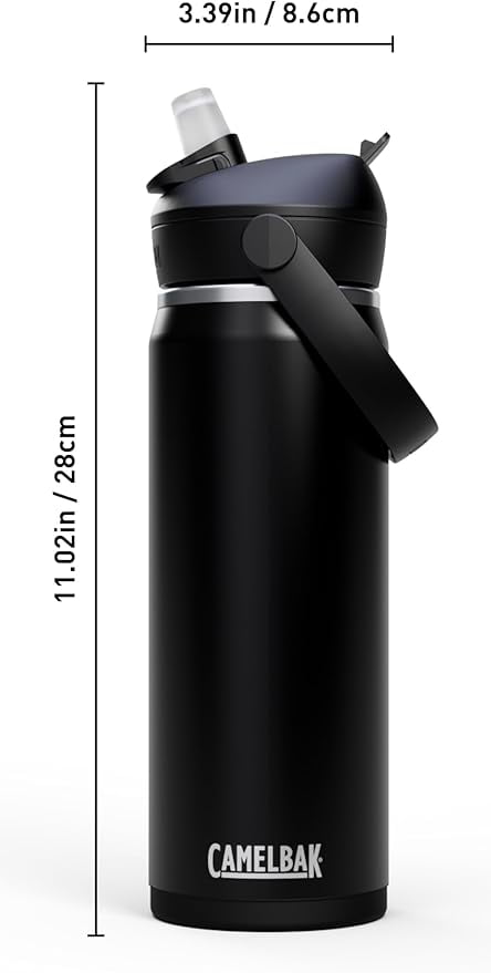 CamelBak Thrive™ Flip Straw Insulated Stainless Steel Water Bottle, 20oz, Moss M363K