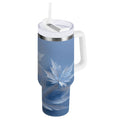 30 oz Insulated Stainless Steel Tumbler Double Wall Stainless Steel Tumbler with 2-Way Drinking Glass Mapleleaves M491U