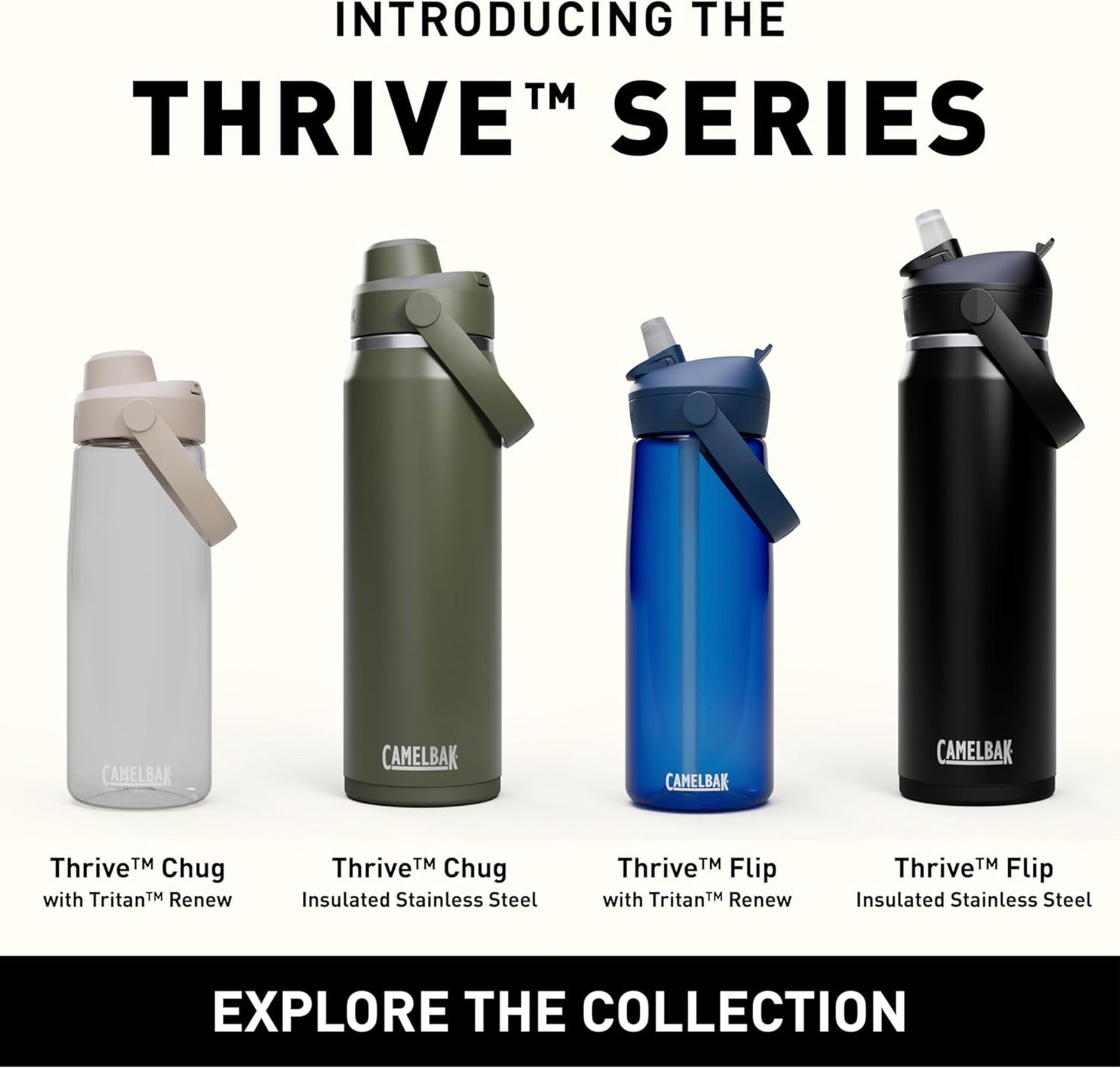 Camelbak Thrive™ Chug Stainless Steel Water Bottle 32oz, Sky Blue M235U