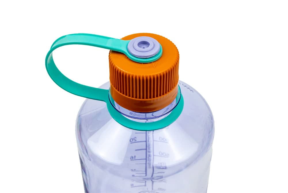 Nalgene Sustain Tritan BPA-Free Water Bottle Made with Material Derived from 50% Plastic Waste, 32 OZ, Narrow Mouth, Amethyst C30 M155D