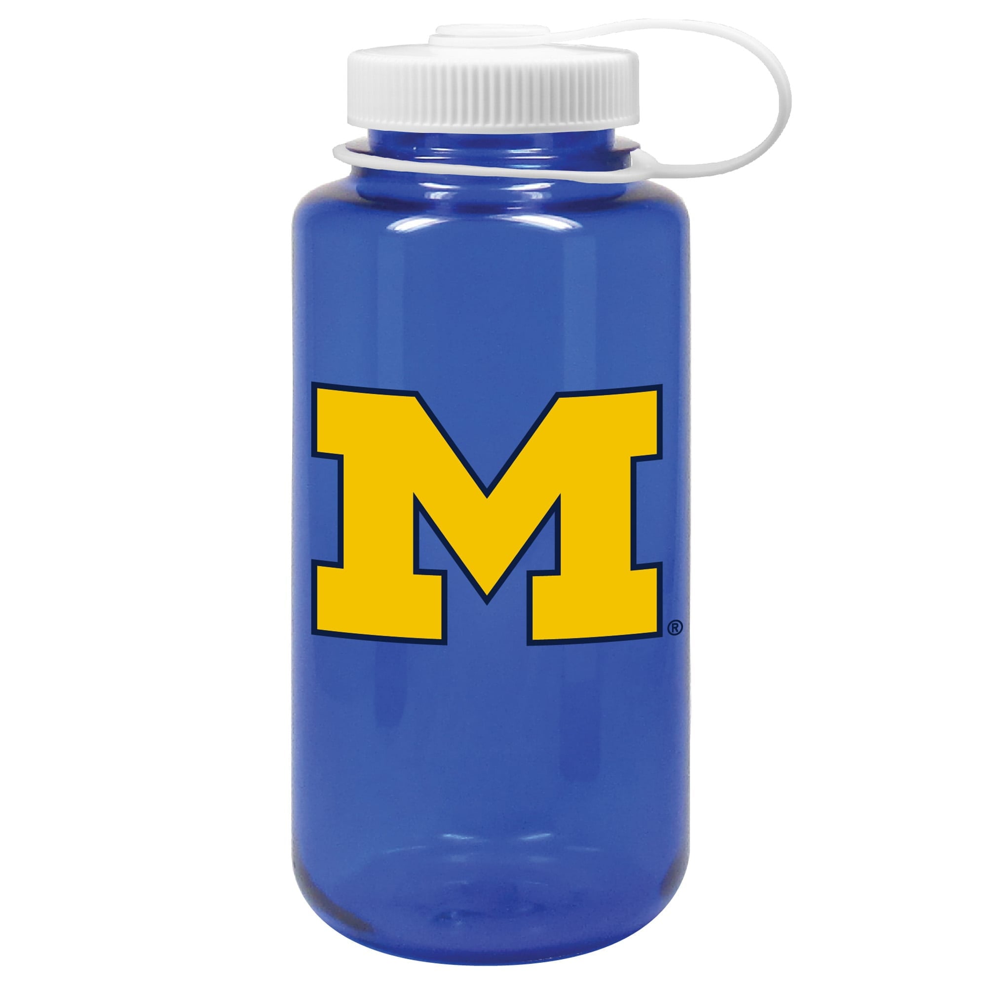 Navy Michigan Wolverines 32oz. Nalgene Sustainable Wide Mouth Water Bottle M163F