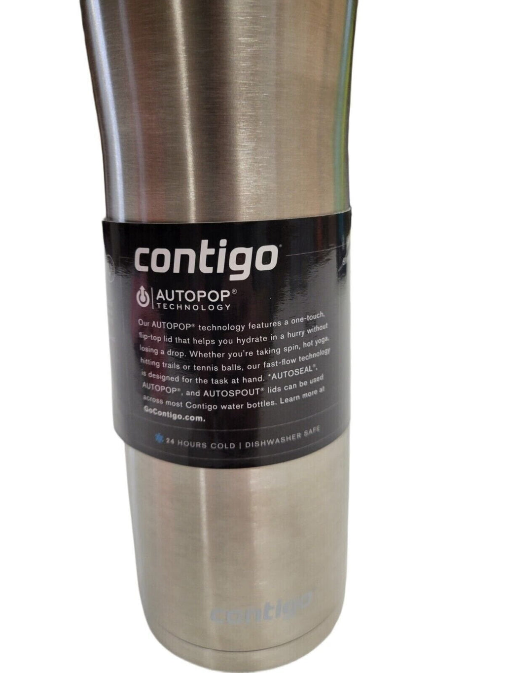 Contigo 20 oz. Jackson Chill 2.0 Water Bottle - Stainless Steel w/Licorice M59S