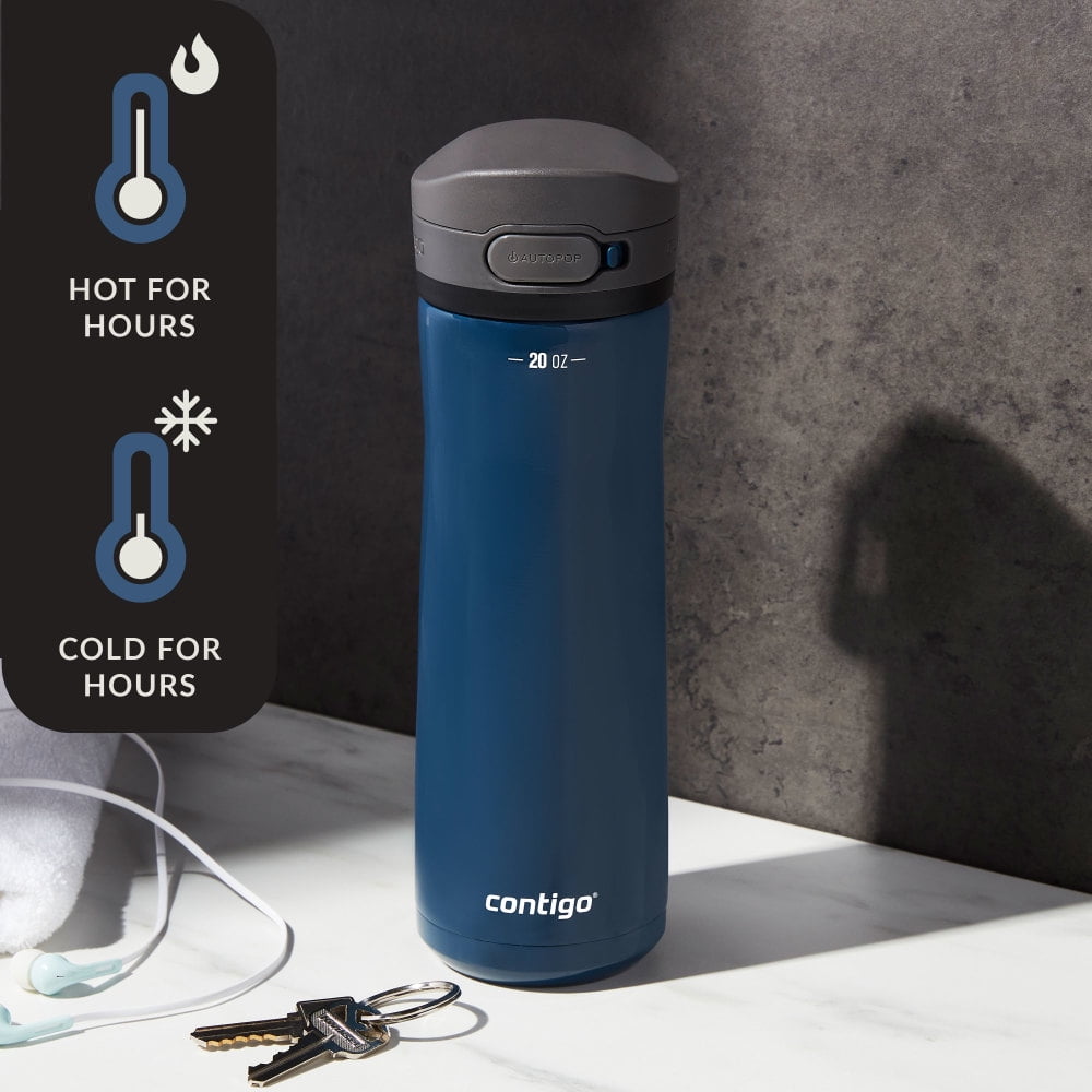 Contigo 20 oz. Jackson Chill 2.0 Water Bottle - Stainless Steel w/Licorice M59S