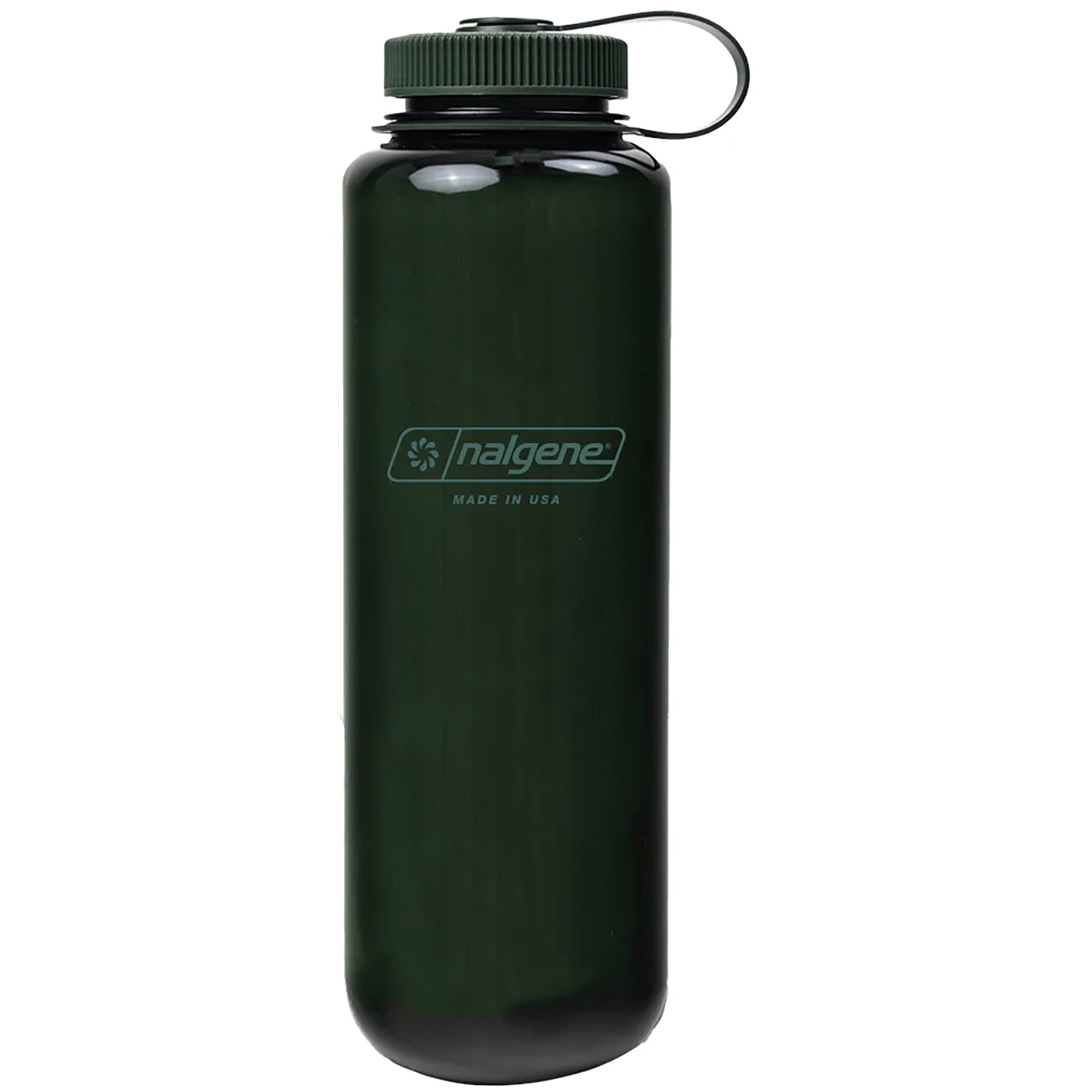 Nalgene Sustain Tritan BPA-Free Water Bottle Made with Material Derived from 50% Plastic Waste (using ISCC certified mass balance), 48 OZ, Wide Mouth, Blue M147S
