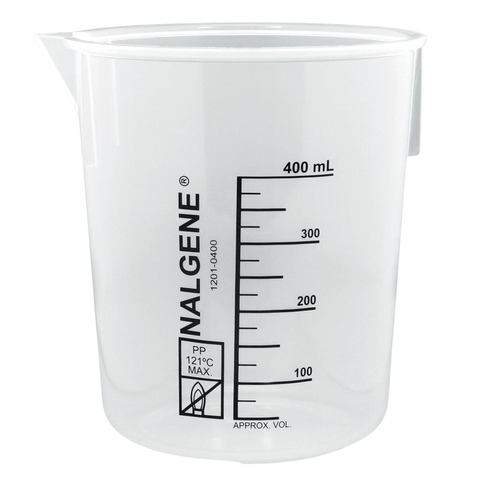 Nalgene Griffin Beaker, Low Form, Polypropylene, 400 Ml M198C